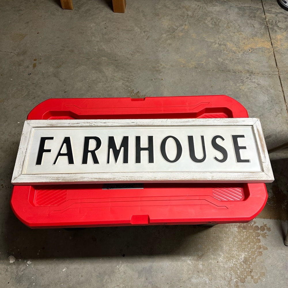 Cute farmhouse sign